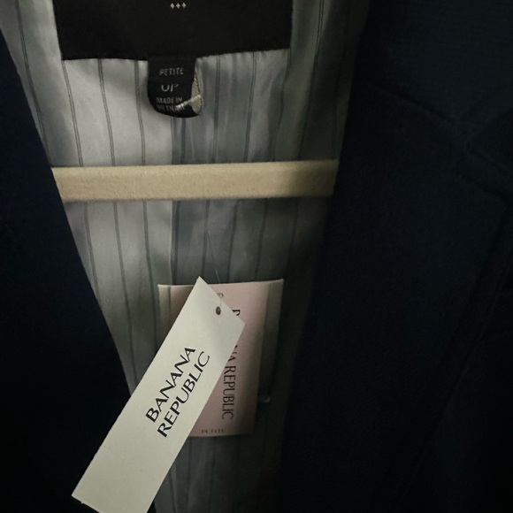 NWT Banana Republic Navy Blazer - Picture 4 of 4